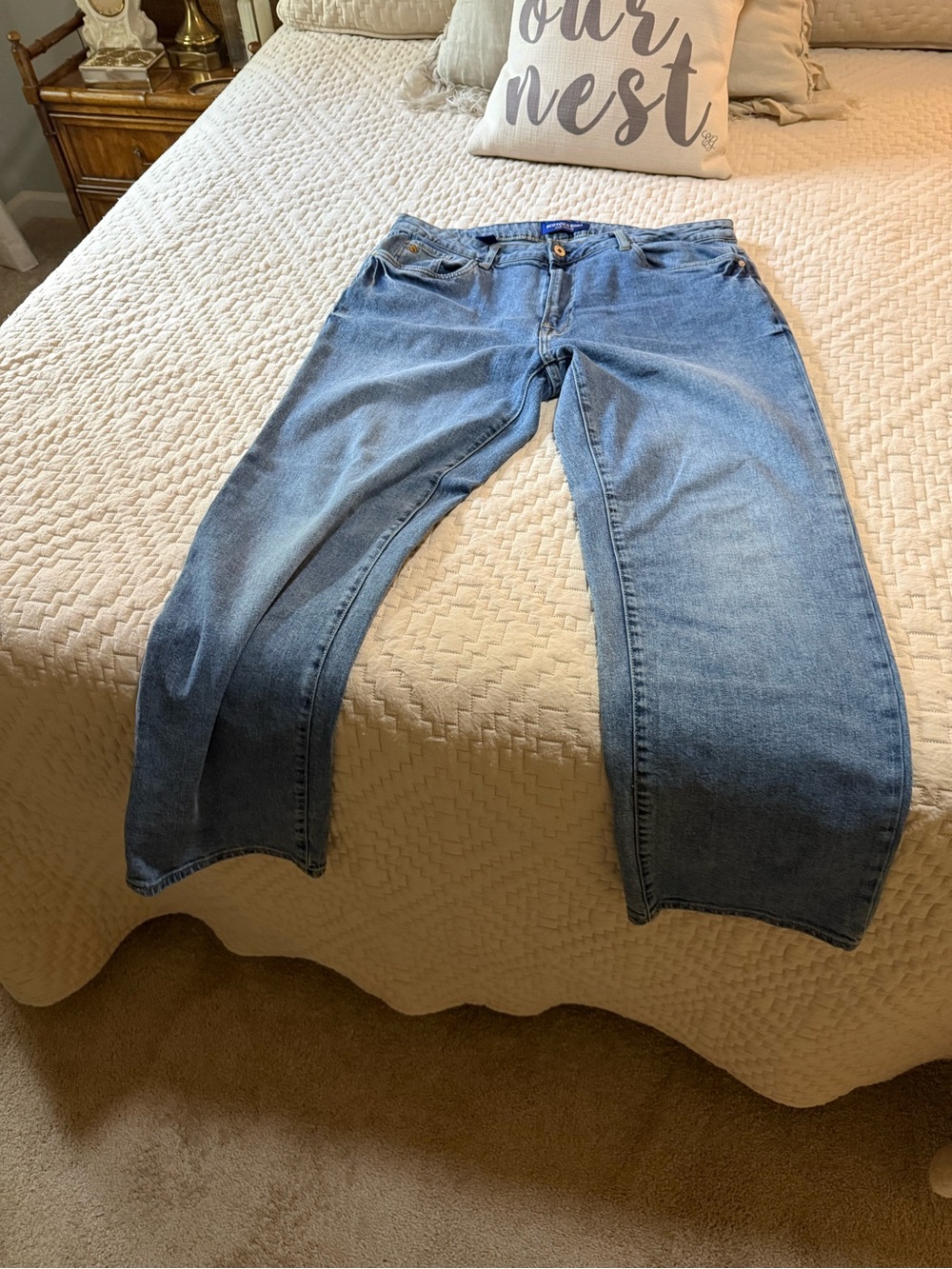 Scotch & Soda Men's Relaxed Jeans in Light Blue Denim